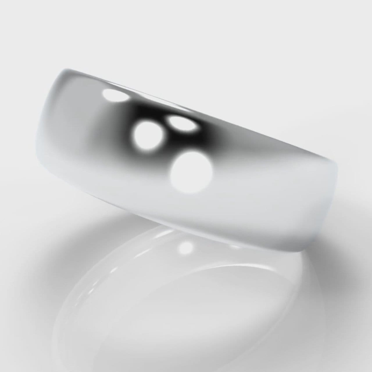 7mm Court Shaped Comfort Fit Wedding Ring
