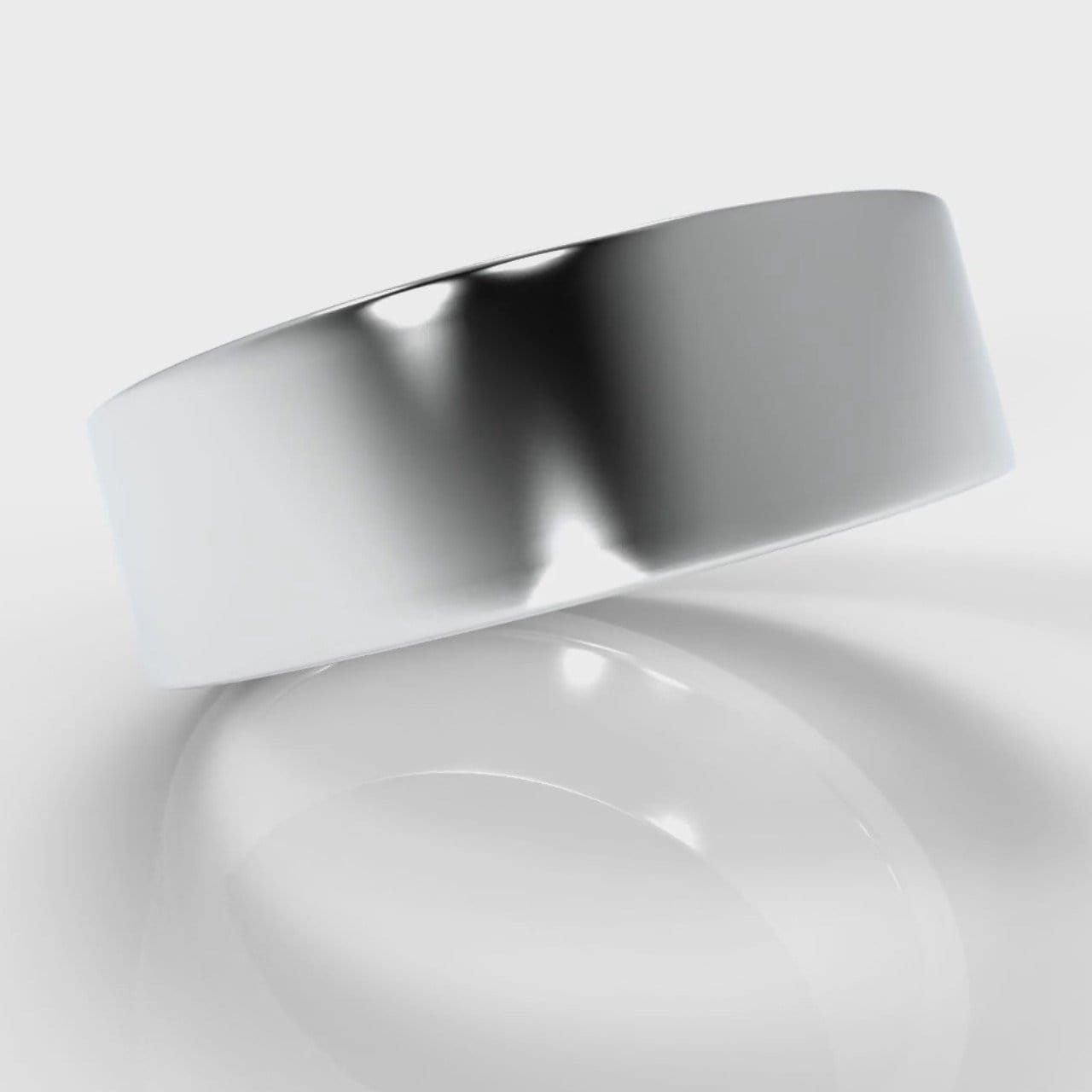 7mm Flat Top Comfort Fit Wedding Ring