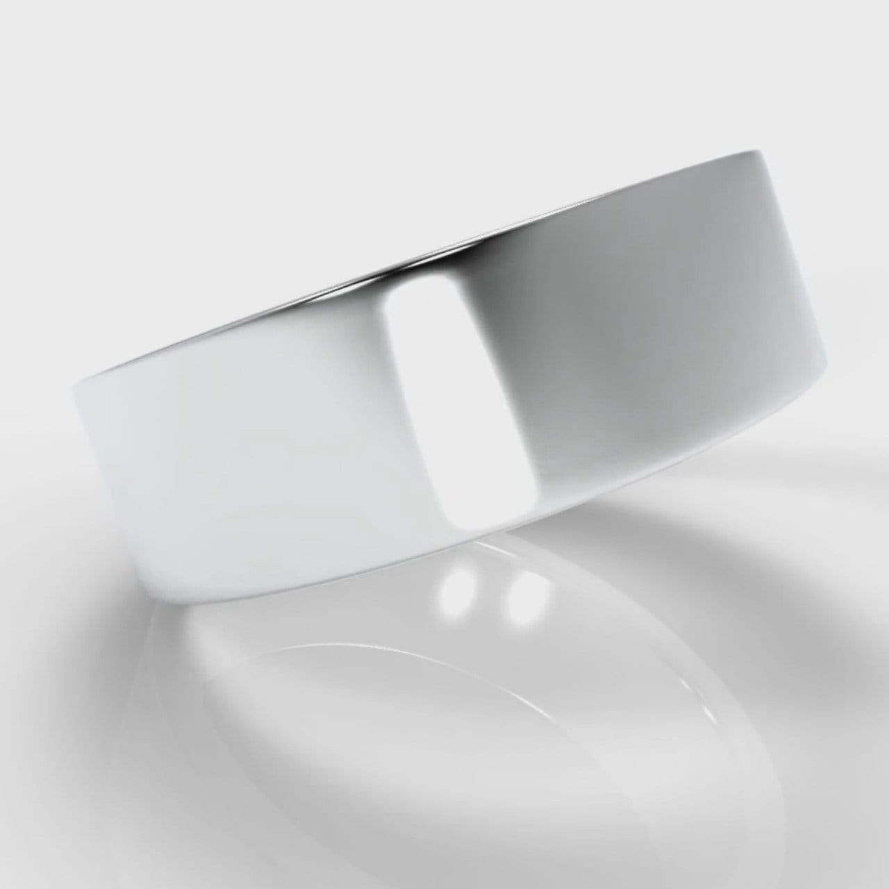 7mm Flat Top Comfort Fit Wedding Ring