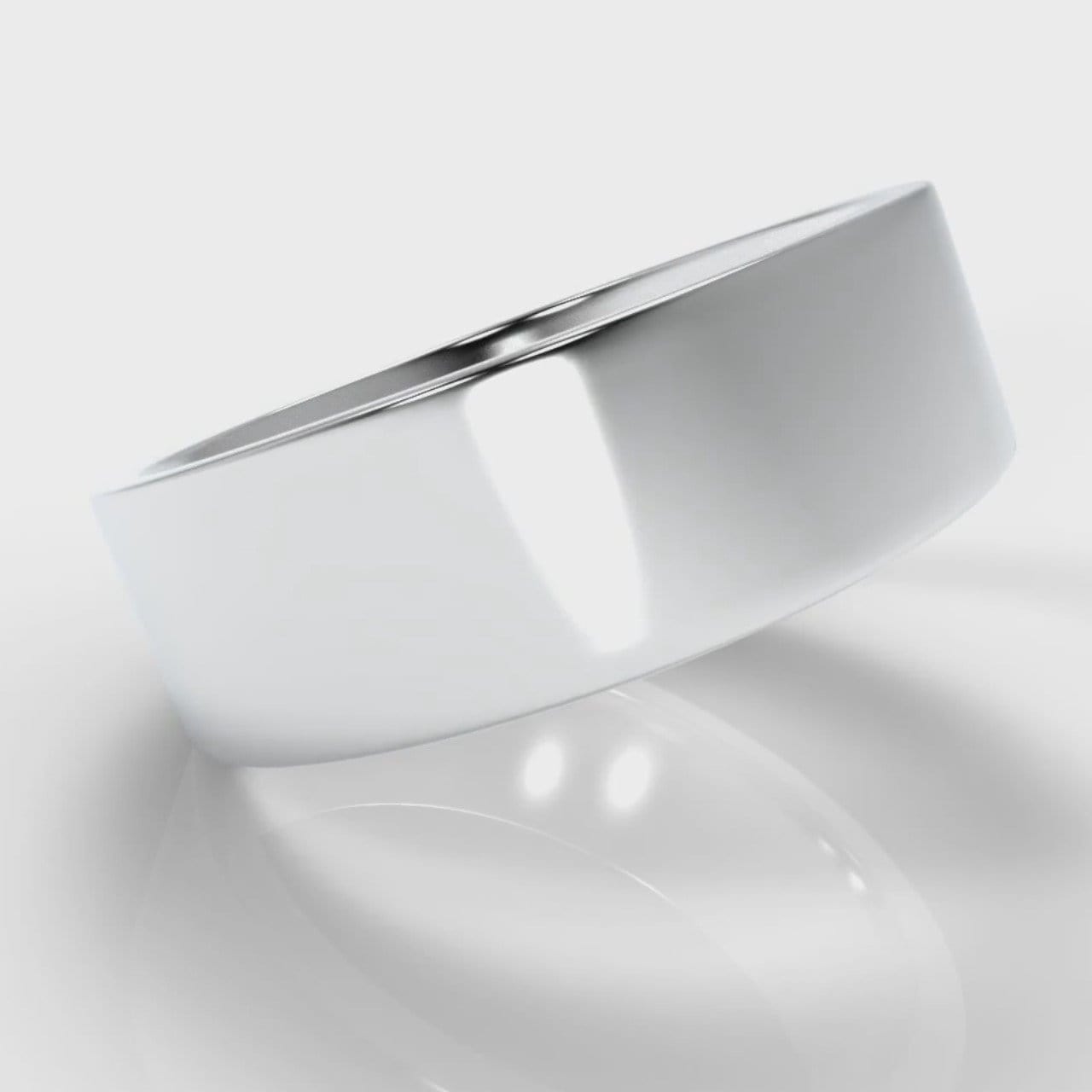 7mm Flat Top Comfort Fit Wedding Ring