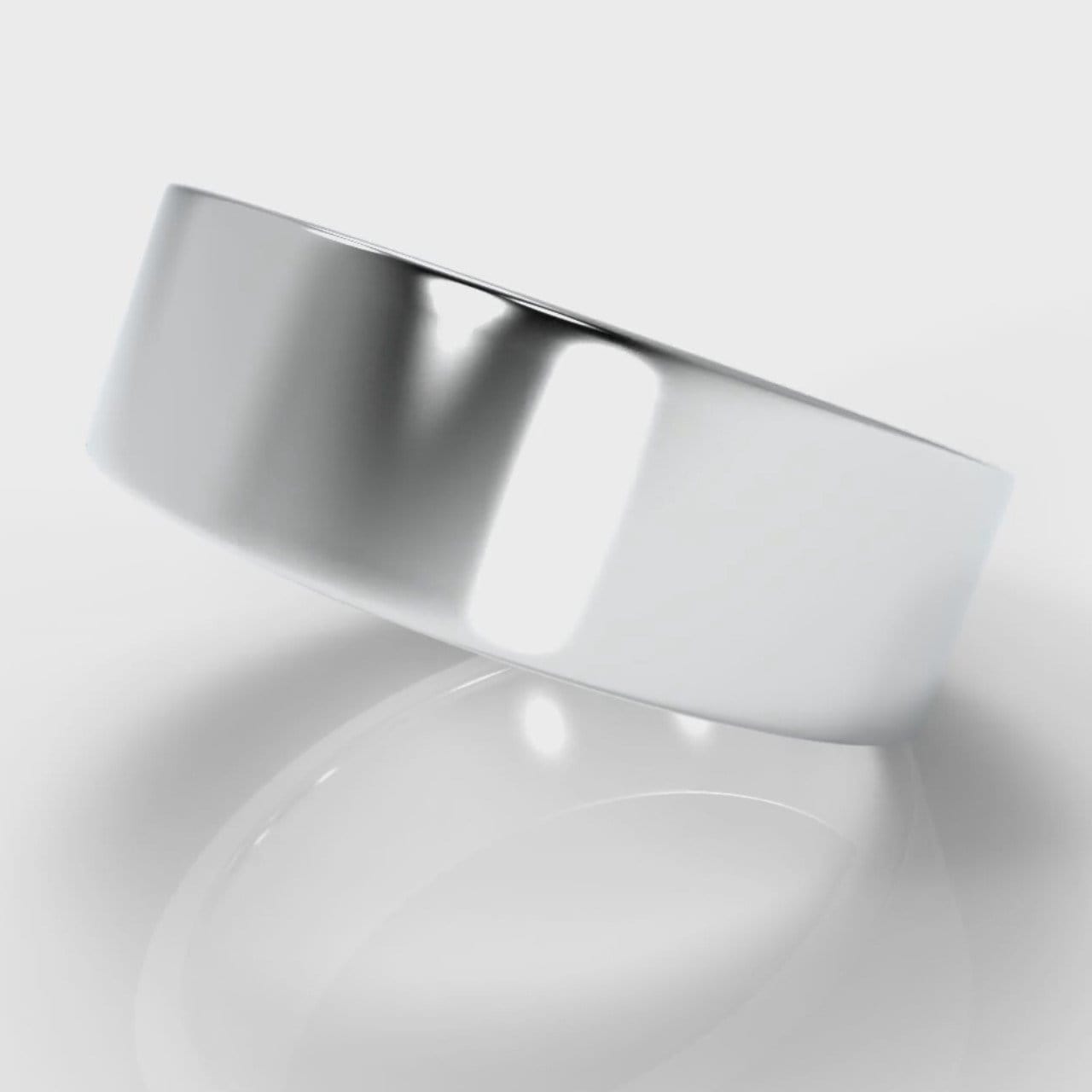 7mm Flat Top Comfort Fit Wedding Ring