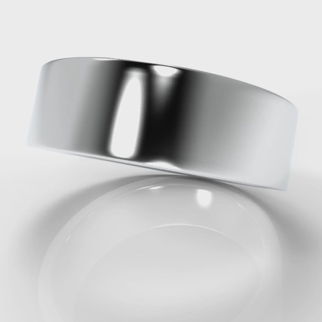 7mm Flat Top Comfort Fit Wedding Ring
