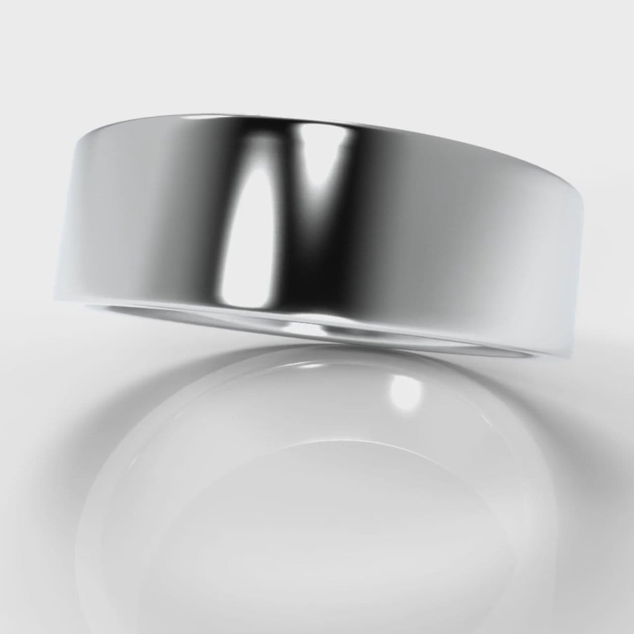 7mm Flat Top Comfort Fit Wedding Ring