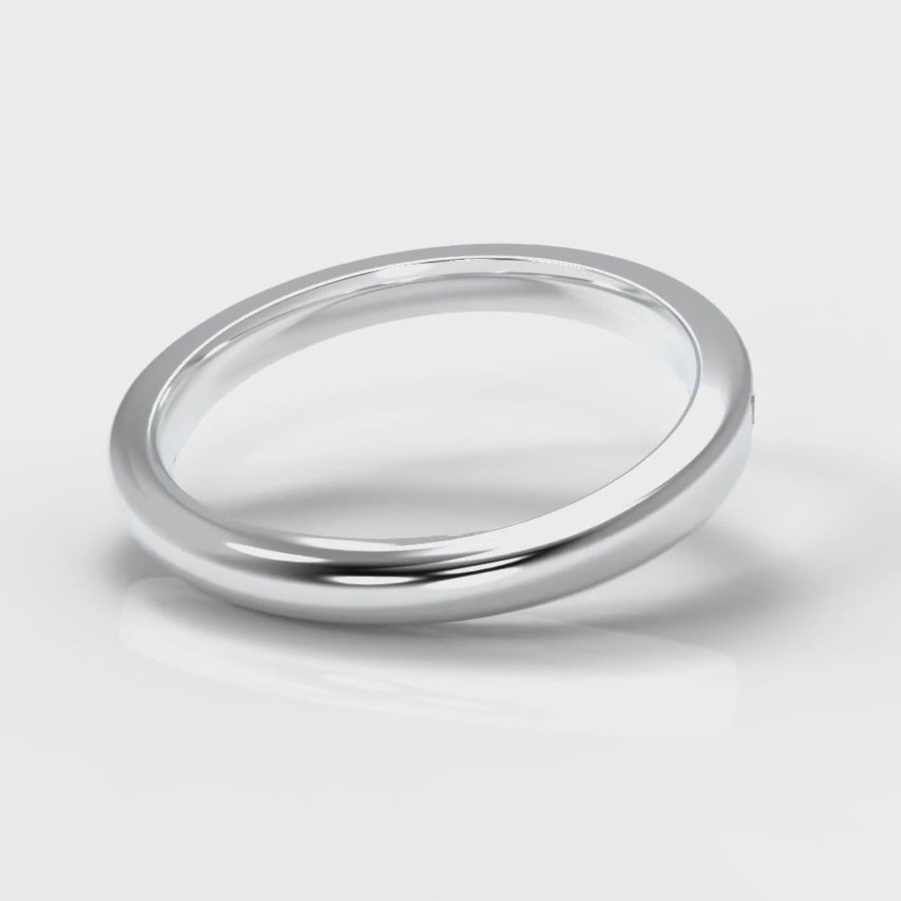 Channel Set Diamond Wedding Ring