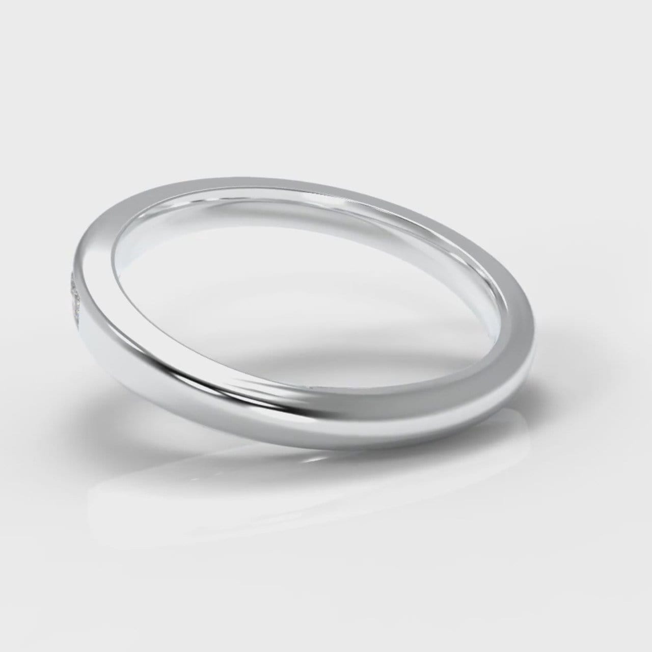 Channel Set Diamond Wedding Ring