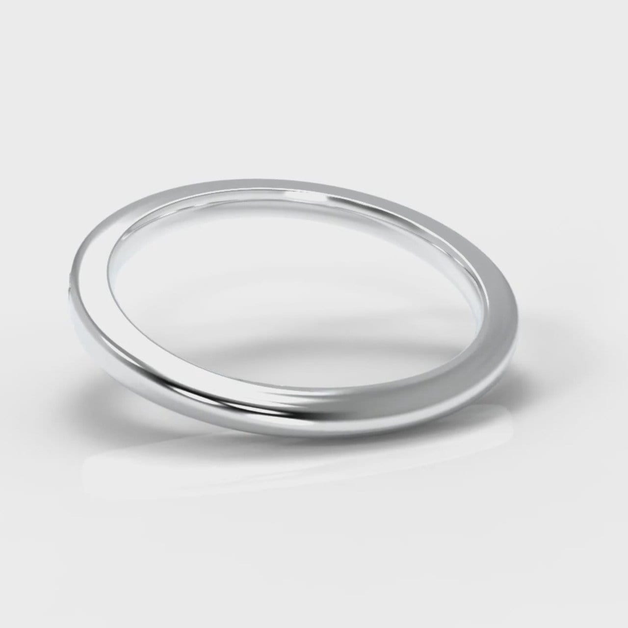 Petite Channel Set Diamond Wedding Ring