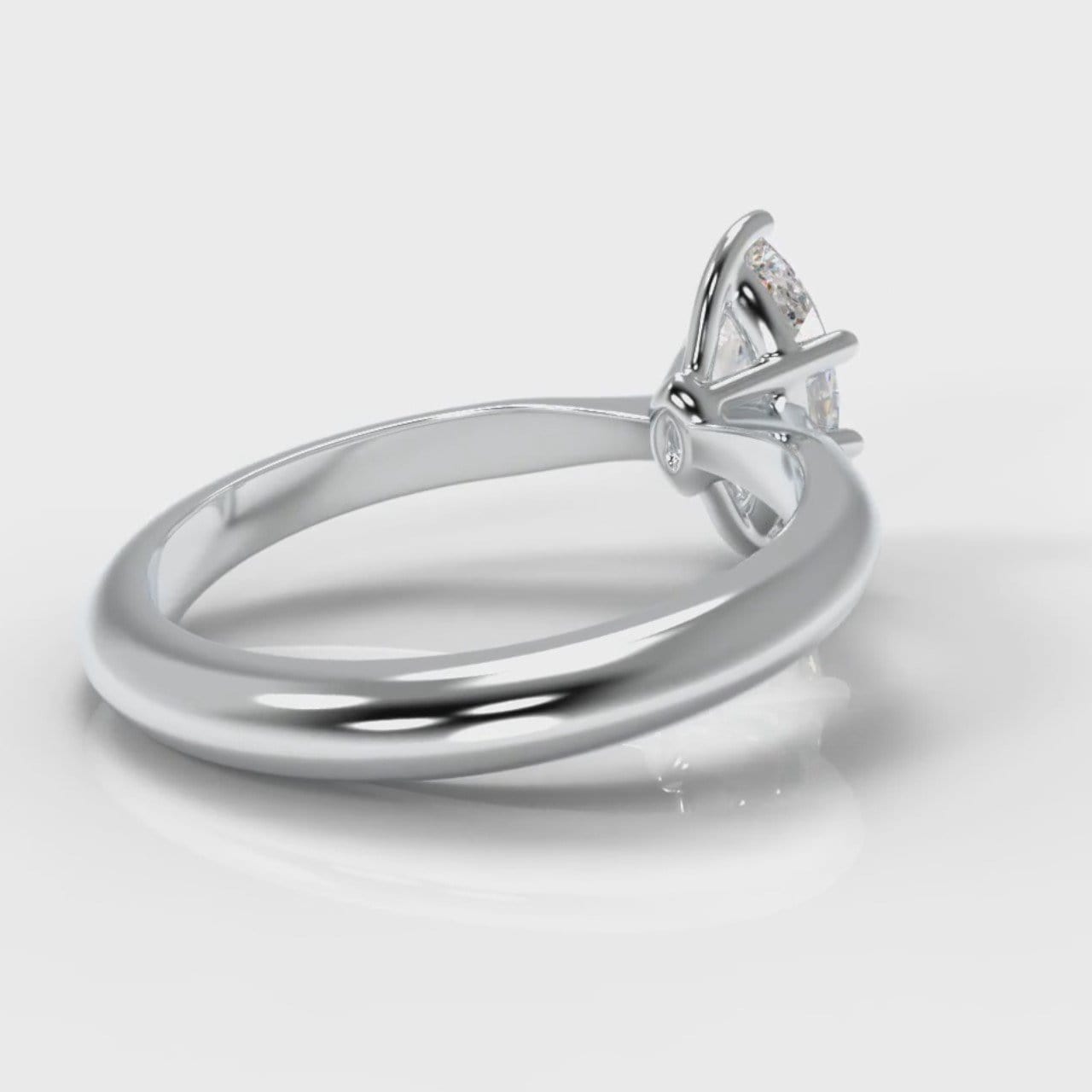 Star Solitaire Marquise Diamond Engagement Ring