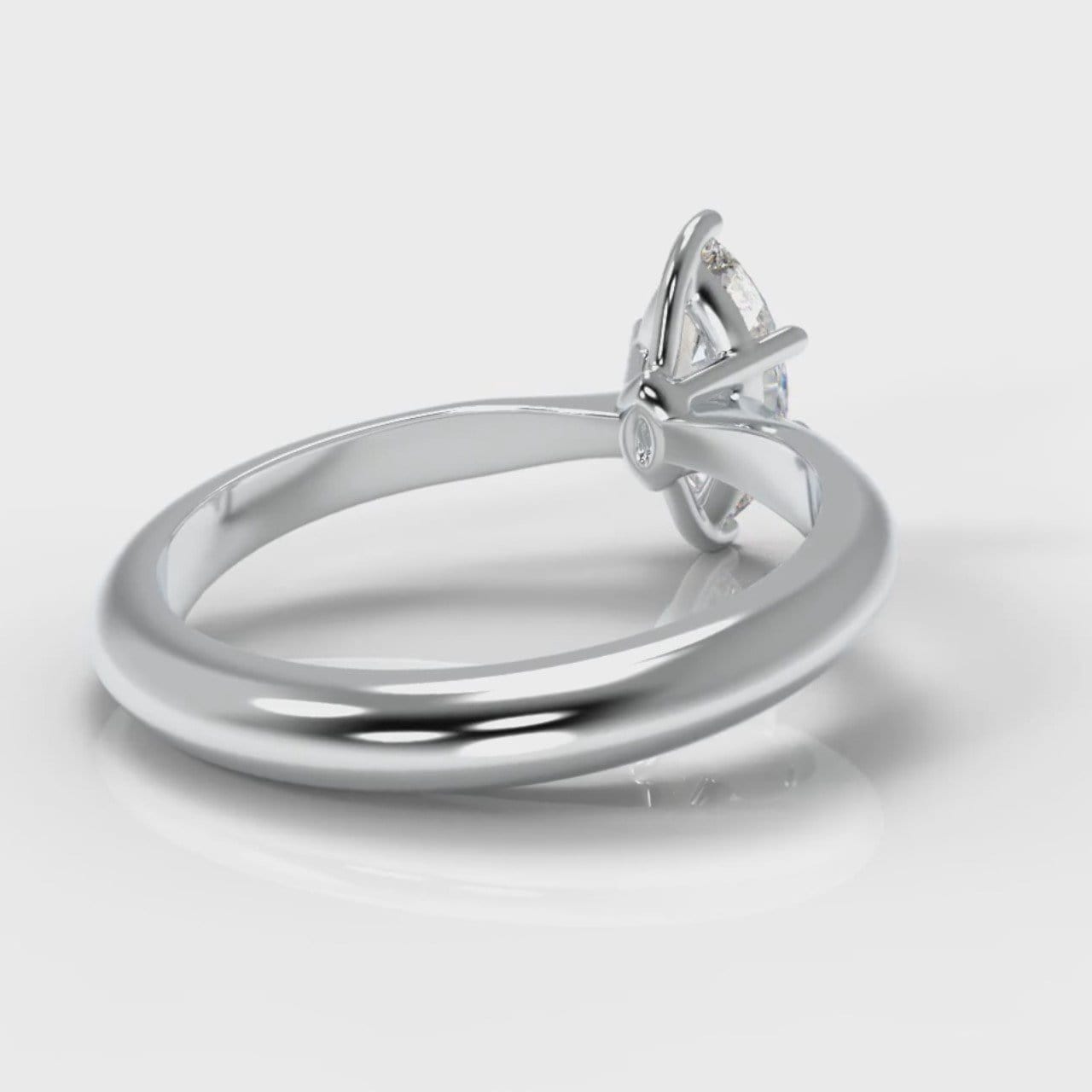 Star Solitaire Marquise Diamond Engagement Ring