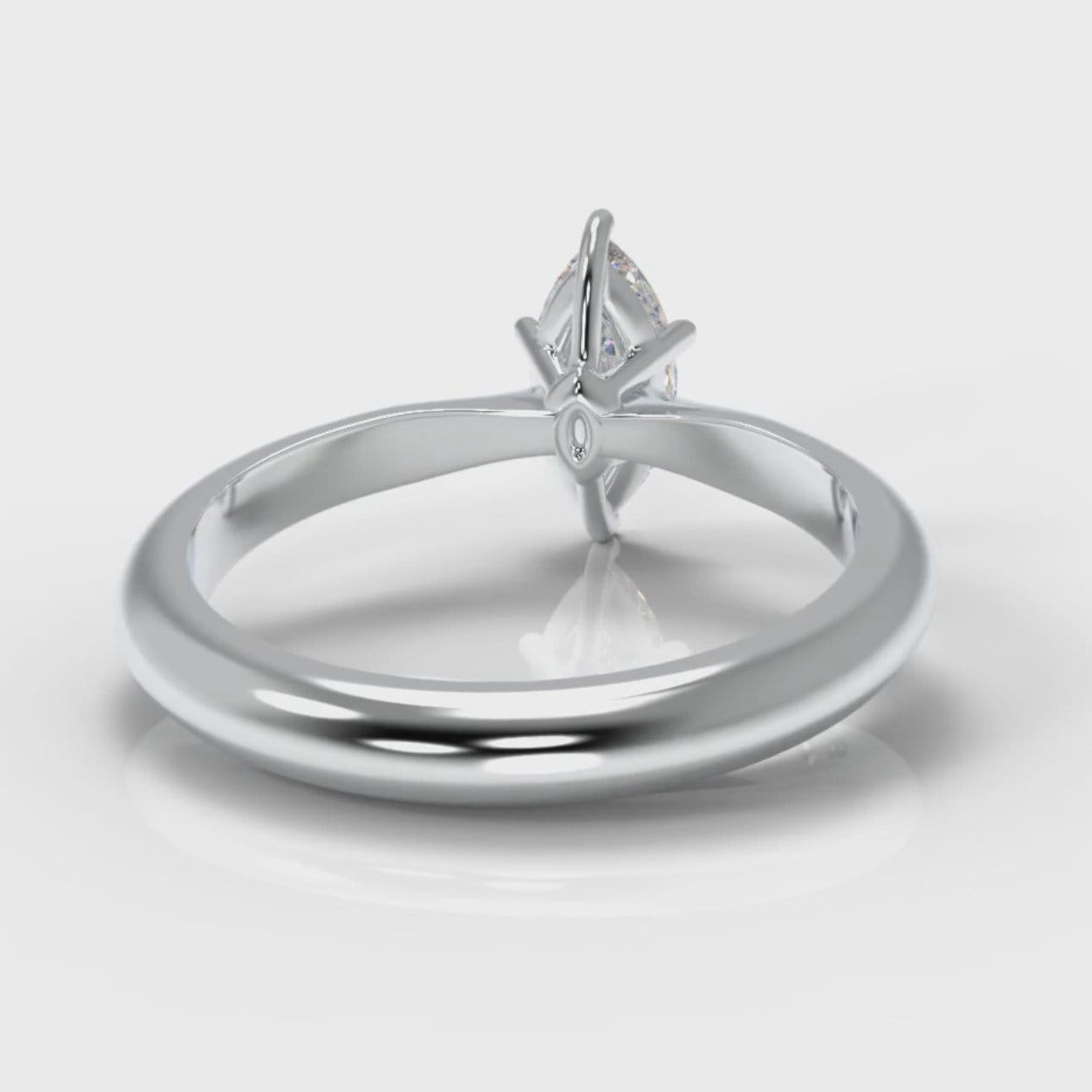 Star Solitaire Marquise Diamond Engagement Ring