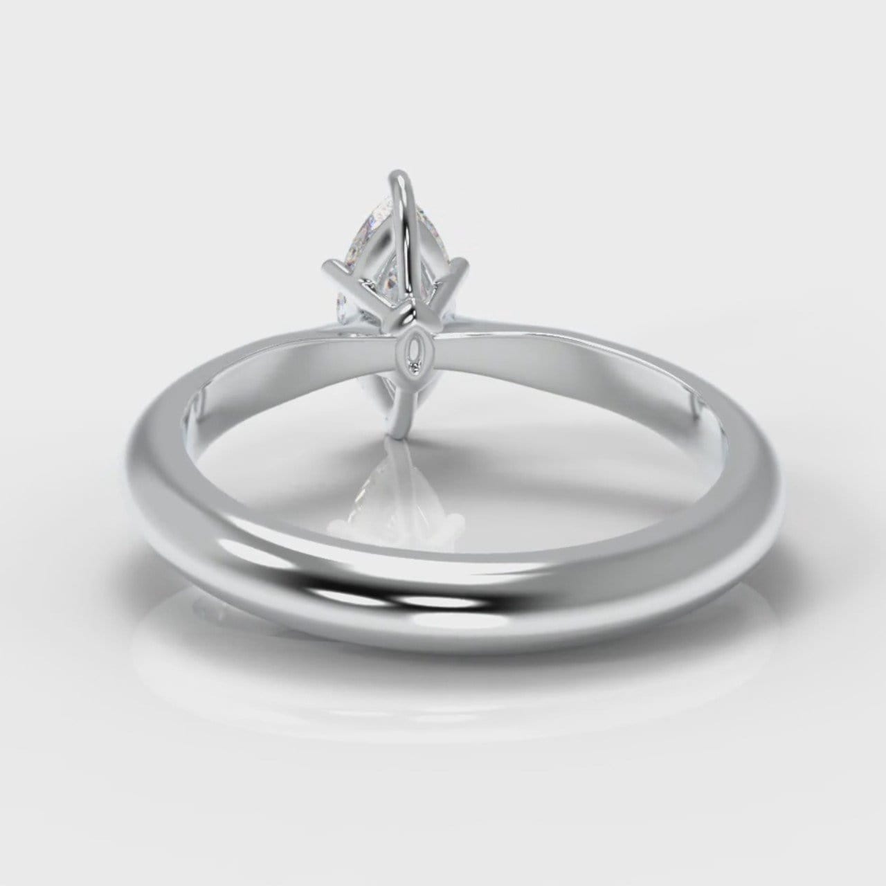 Star Solitaire Marquise Diamond Engagement Ring