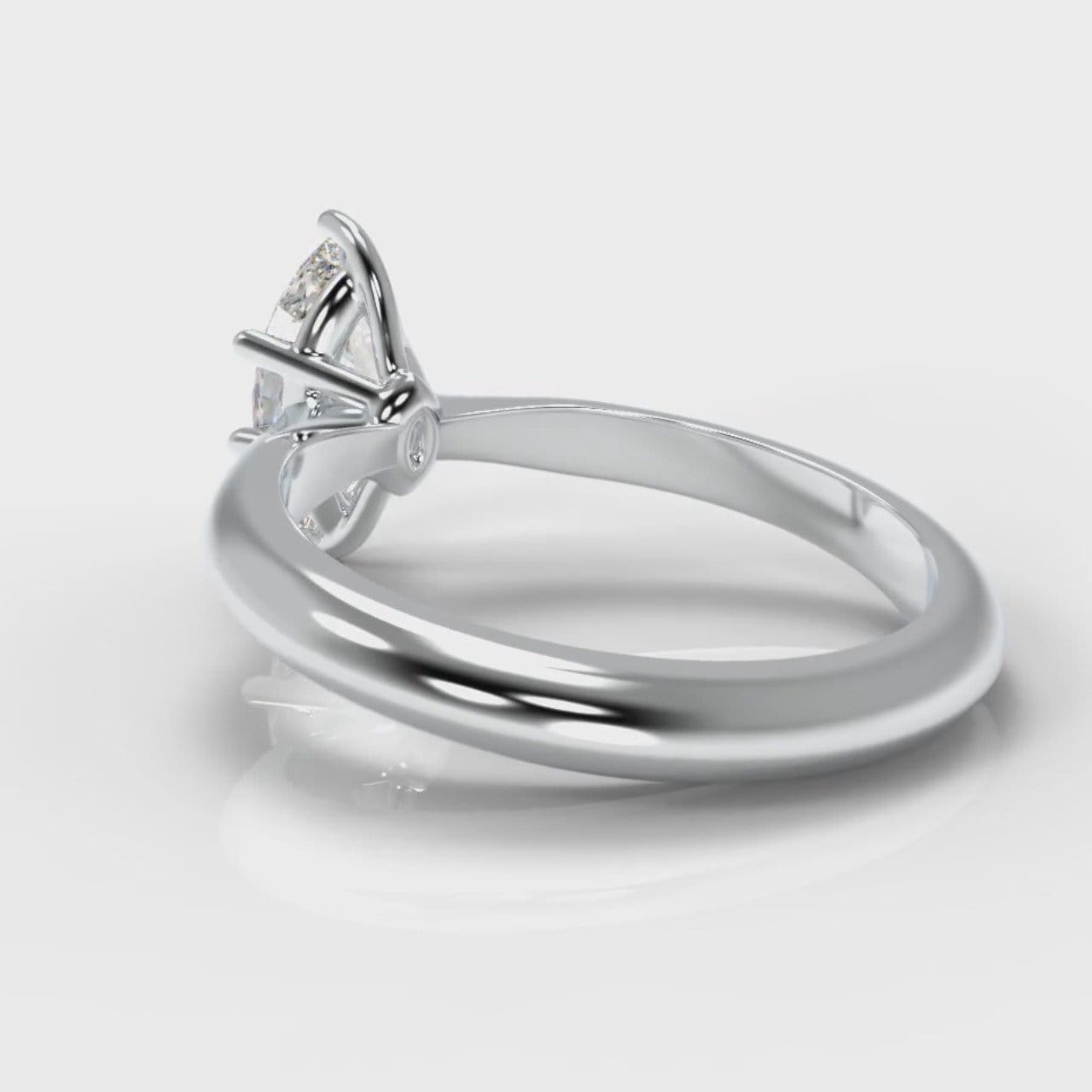 Star Solitaire Marquise Diamond Engagement Ring