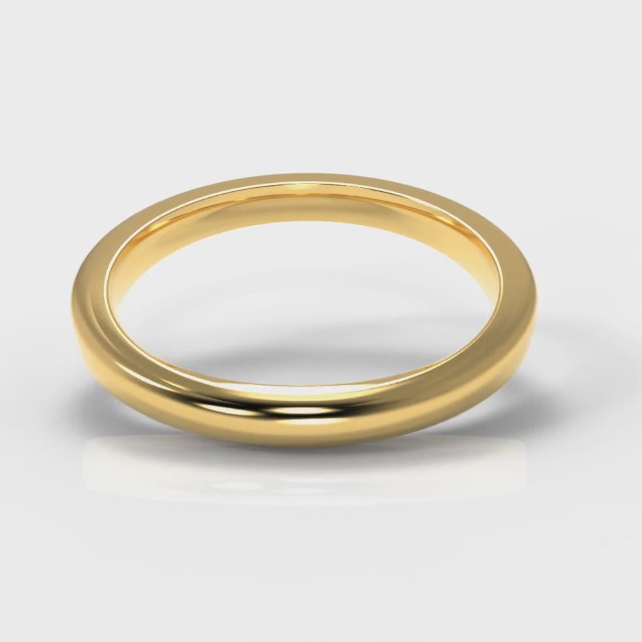 Channel Set Diamond Wedding Ring - Yellow Gold