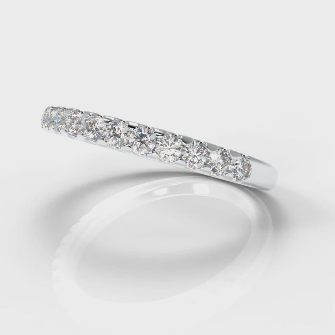 Micropavé Diamond Wedding Ring