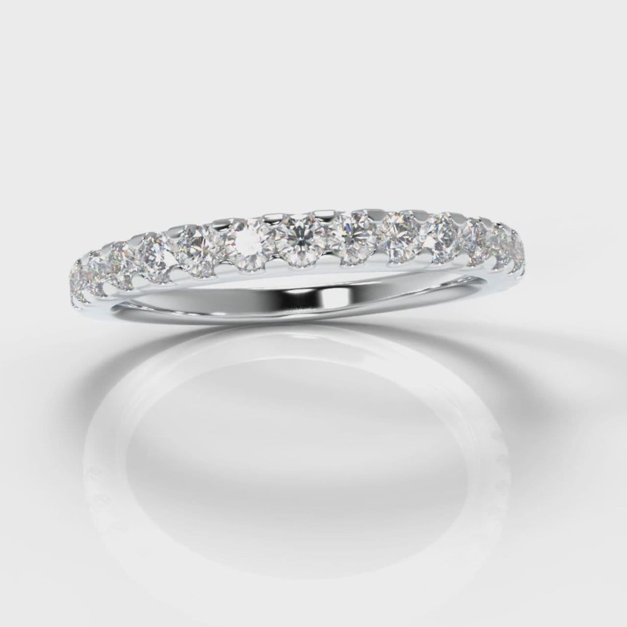 Micropavé Diamond Wedding Ring