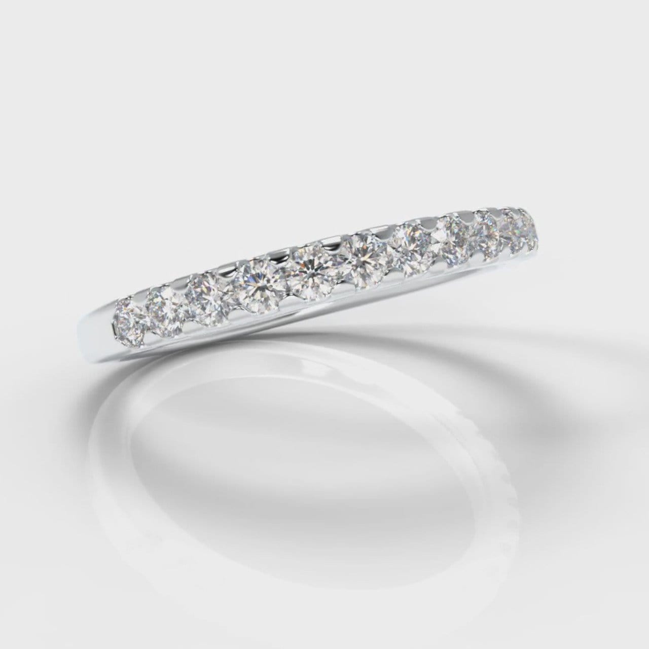 Micropavé Diamond Wedding Ring