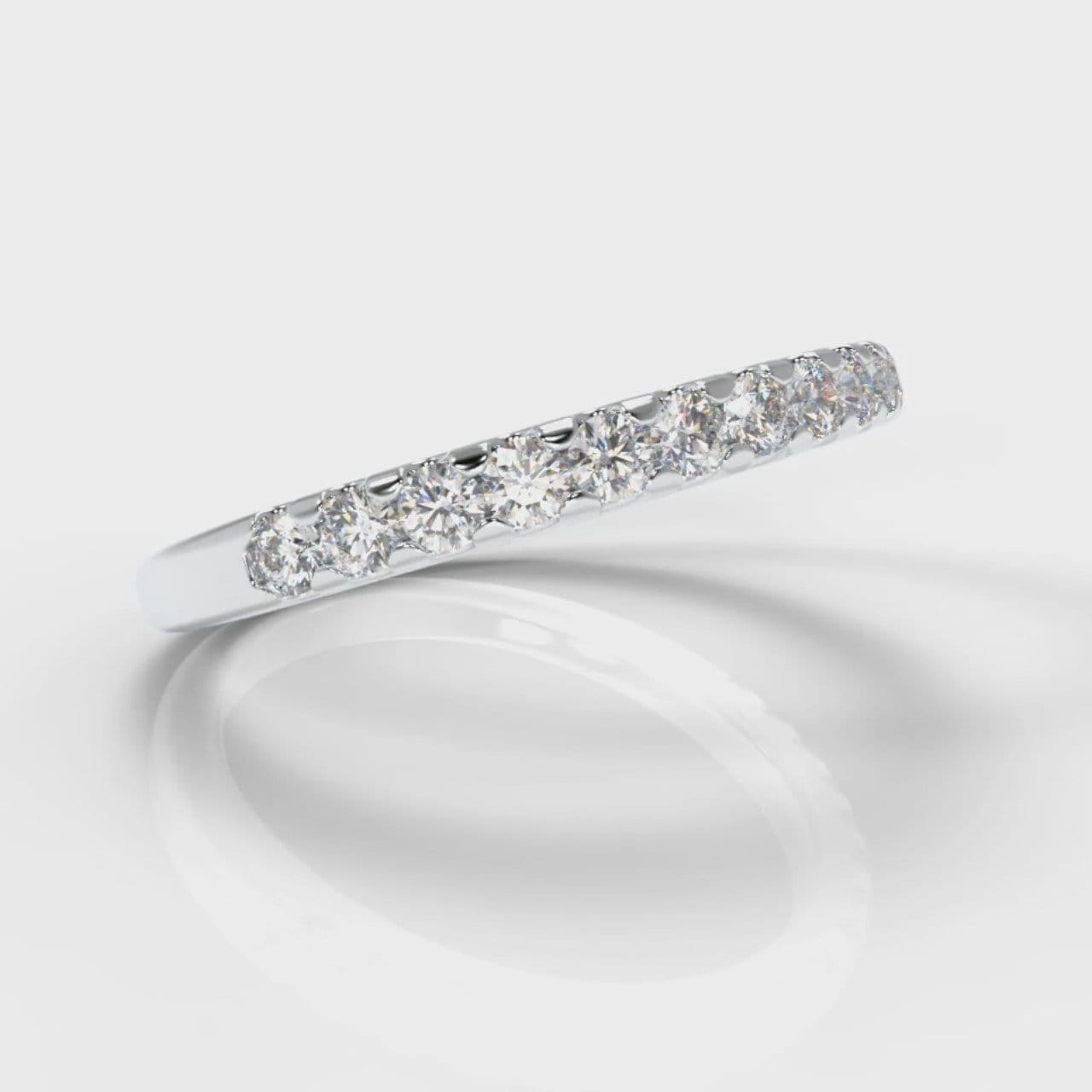 Micropavé Diamond Wedding Ring