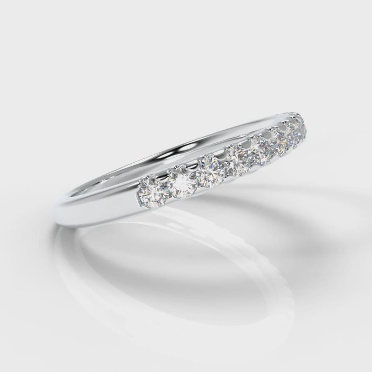 Micropavé Diamond Wedding Ring
