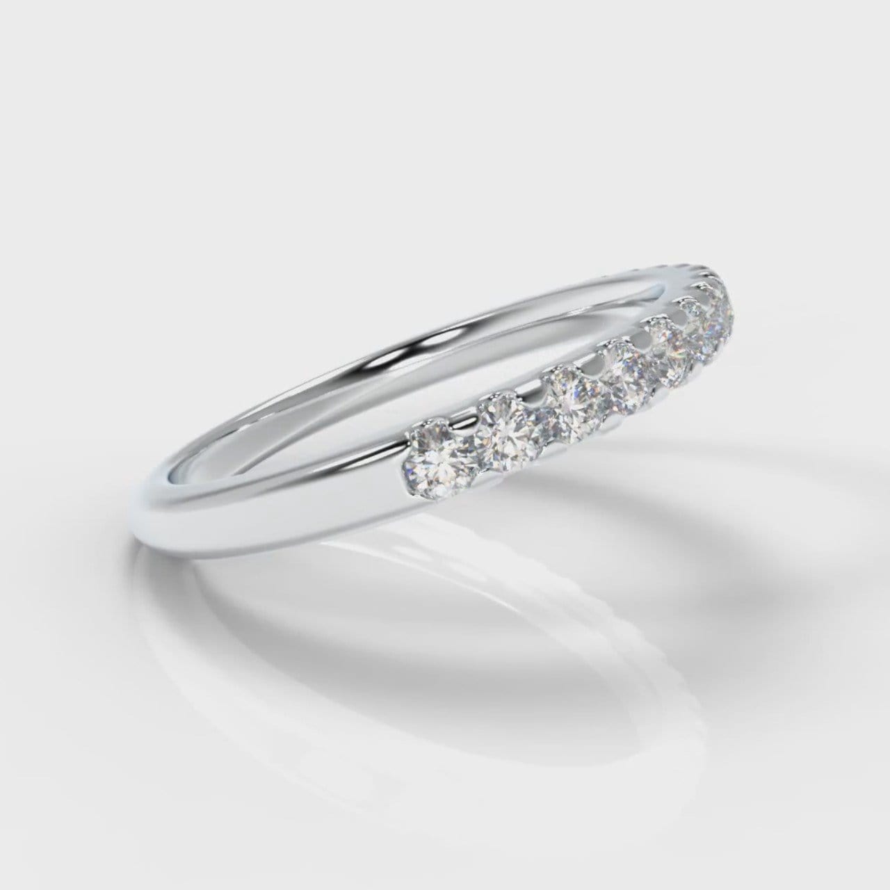 Micropavé Diamond Wedding Ring