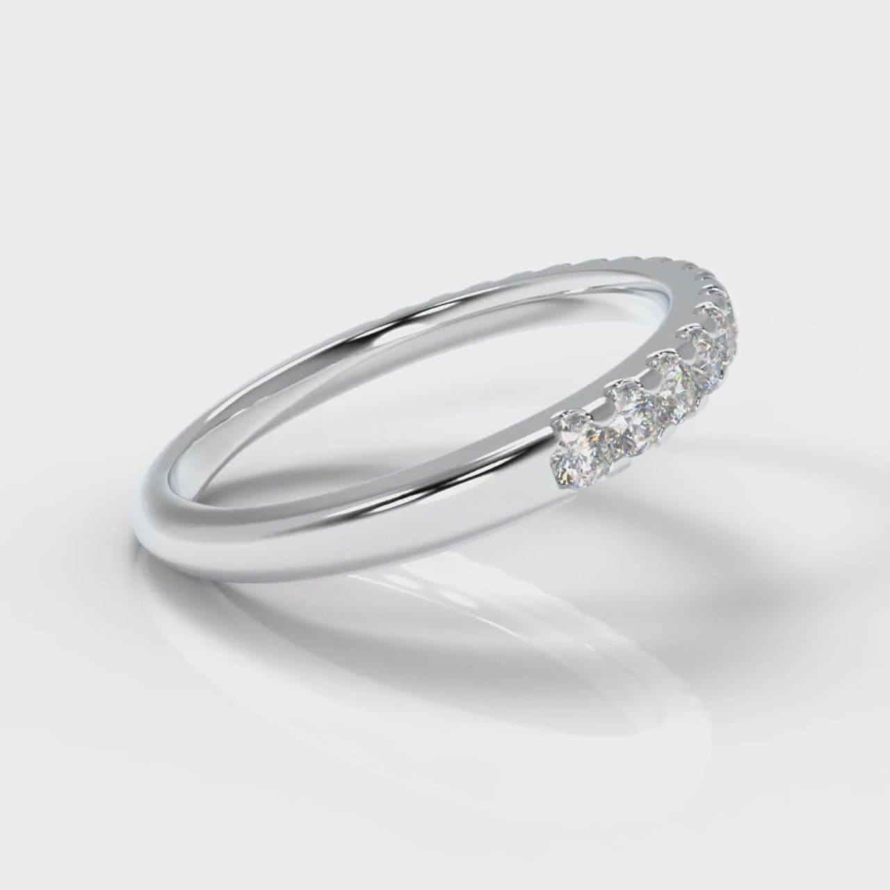 Micropavé Diamond Wedding Ring