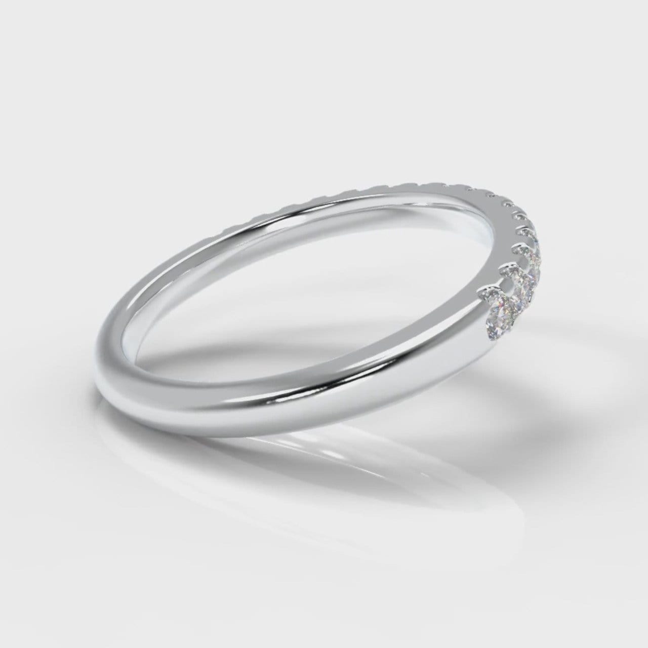 Micropavé Diamond Wedding Ring