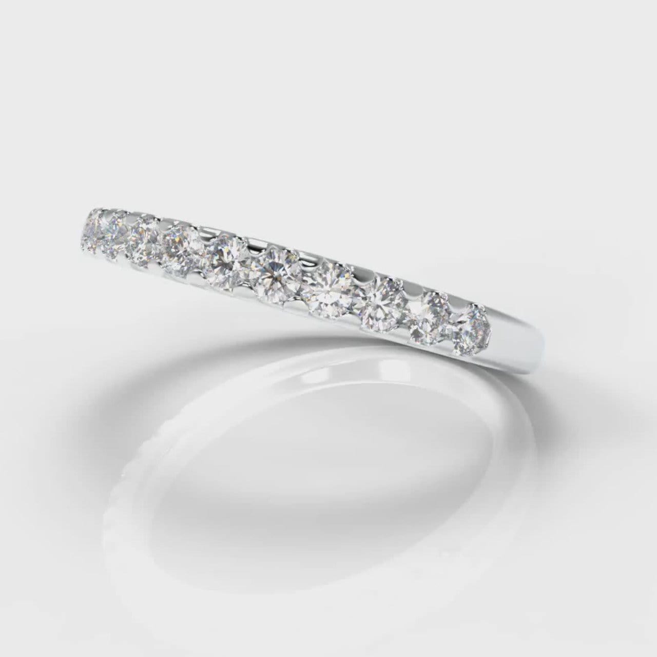 Micropavé Diamond Wedding Ring