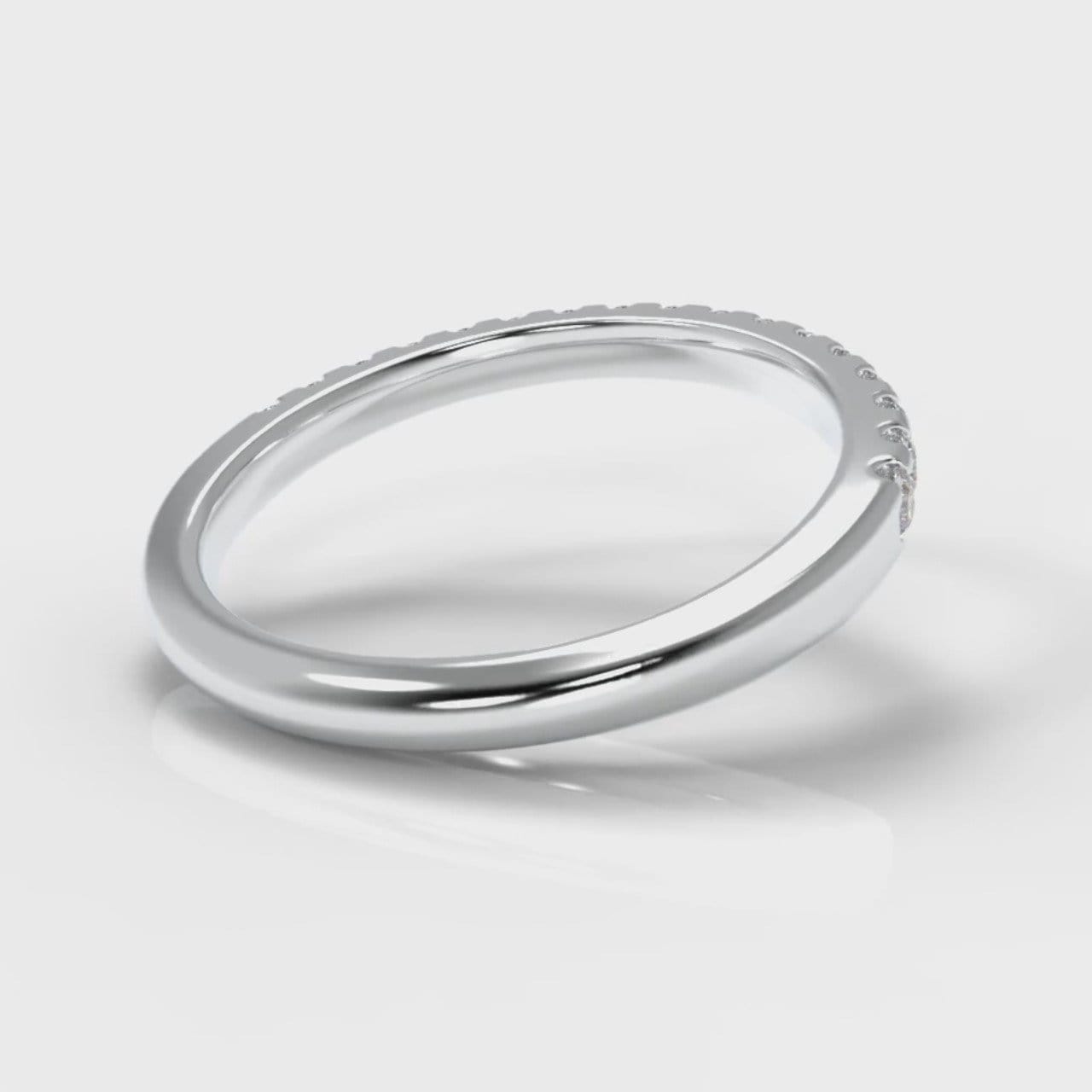 Micropavé Diamond Wedding Ring