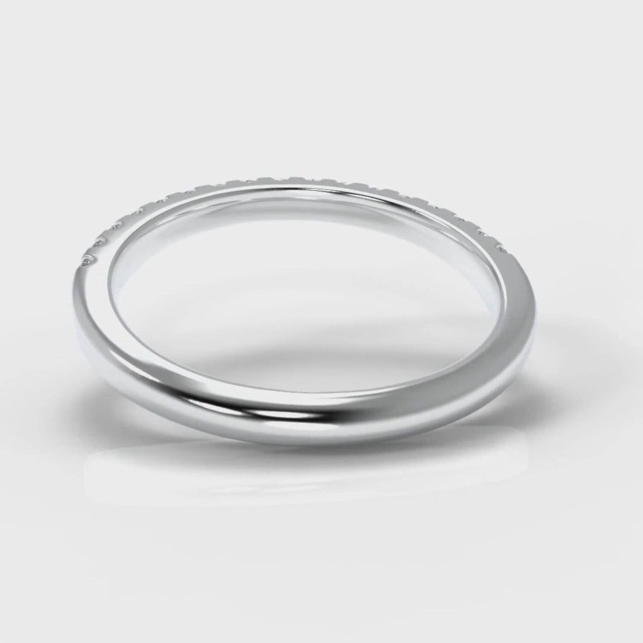 Micropavé Diamond Wedding Ring