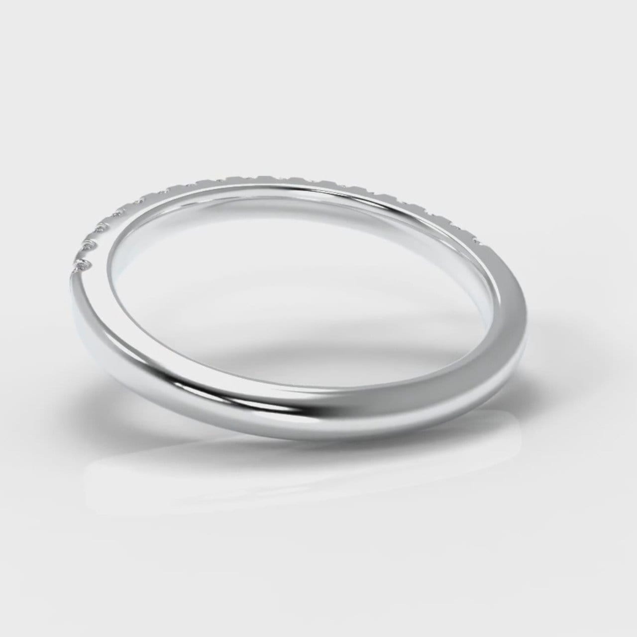 Micropavé Diamond Wedding Ring