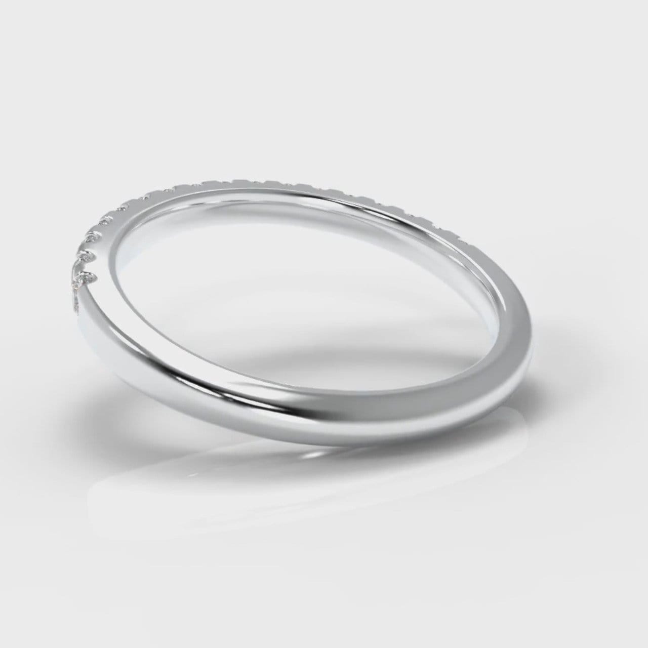 Micropavé Diamond Wedding Ring