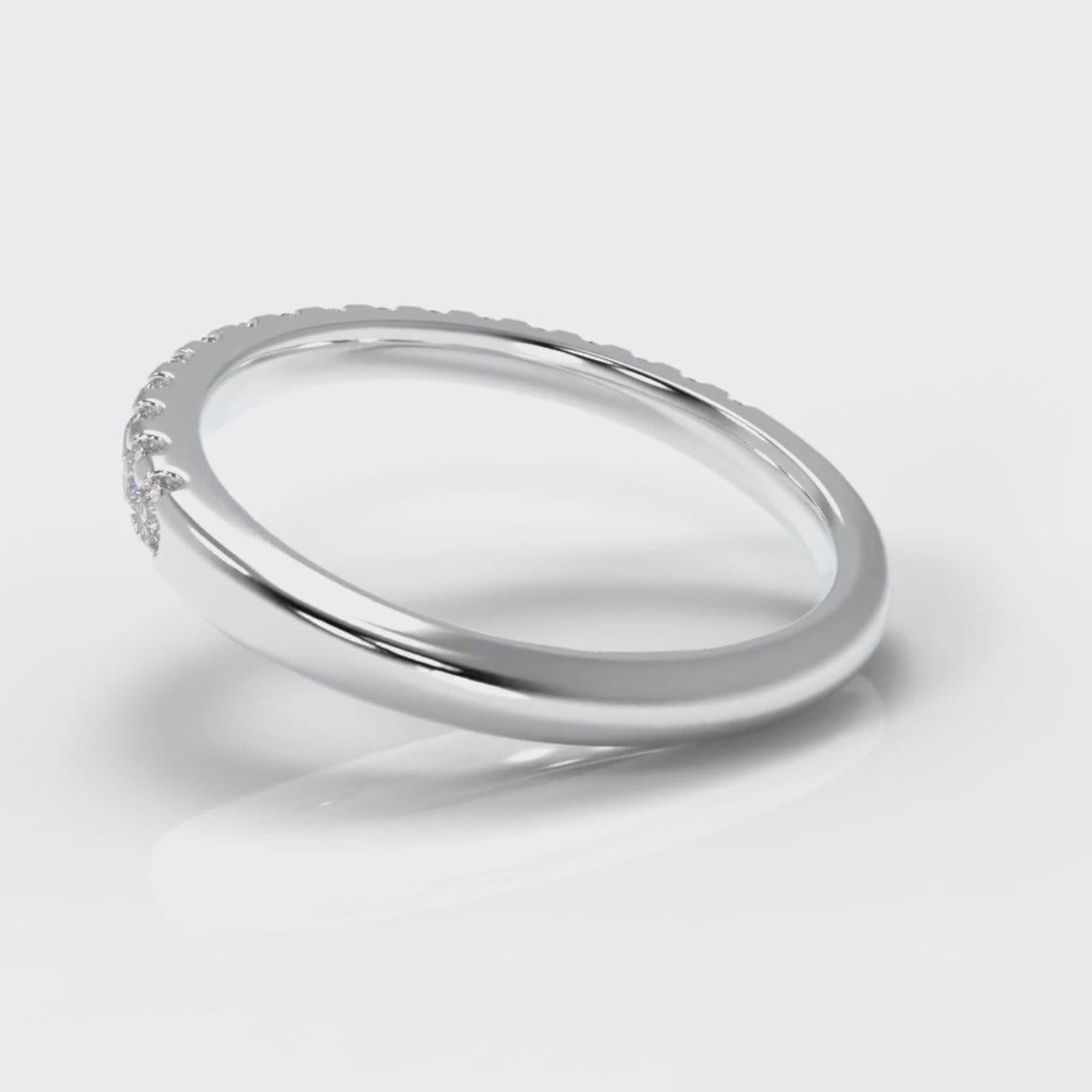 Micropavé Diamond Wedding Ring