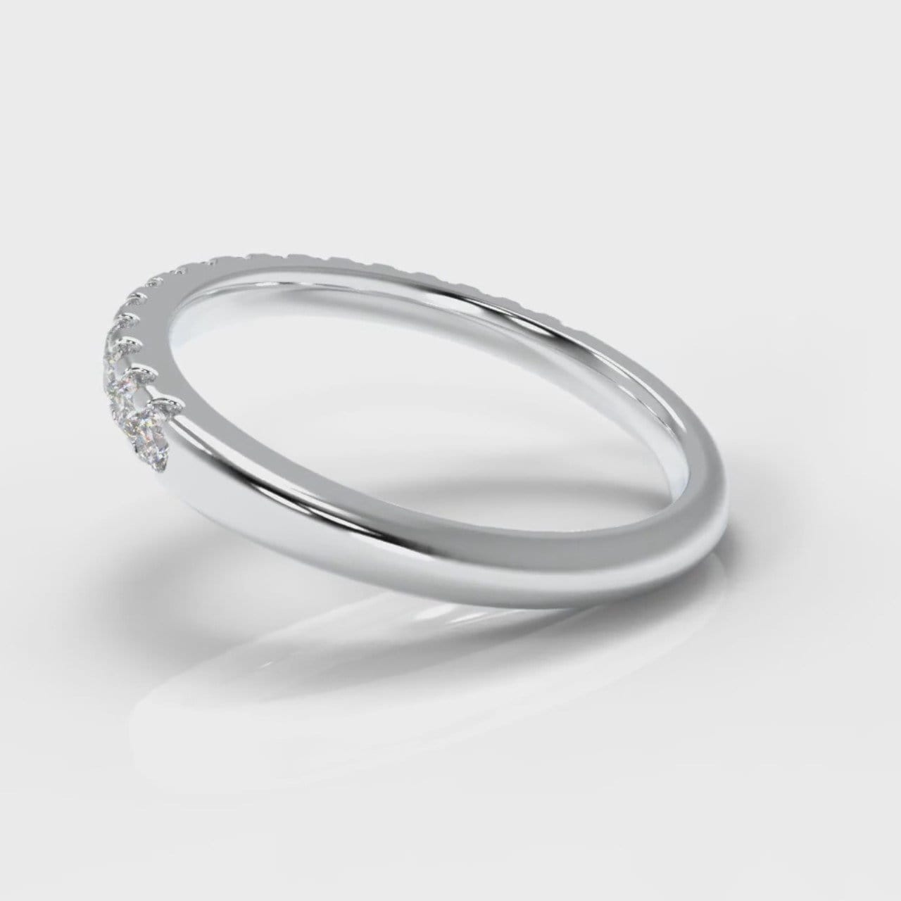 Micropavé Diamond Wedding Ring