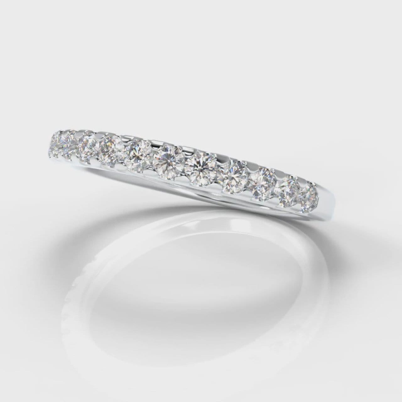 Micropavé Diamond Wedding Ring