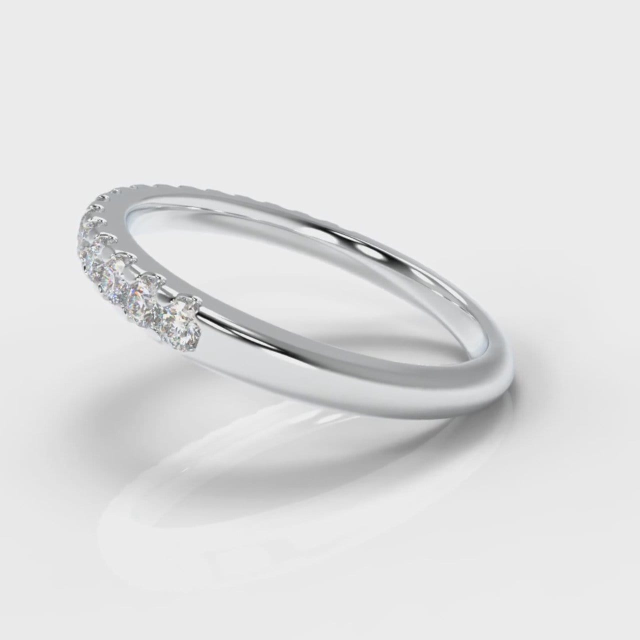 Micropavé Diamond Wedding Ring