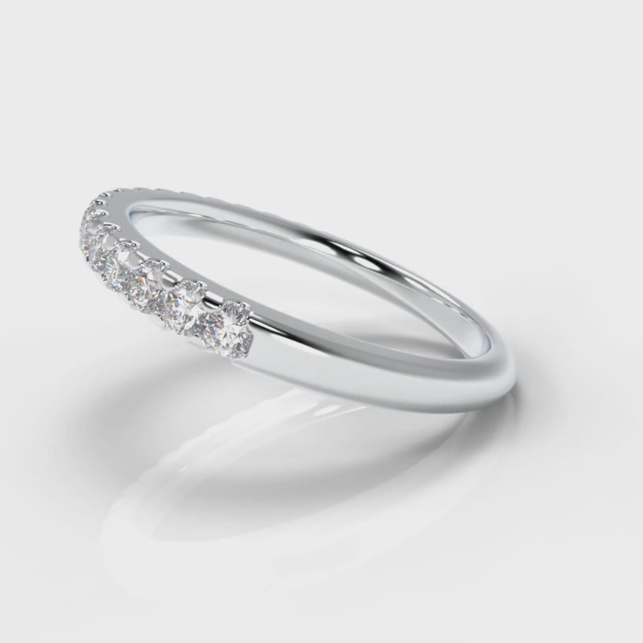 Micropavé Diamond Wedding Ring