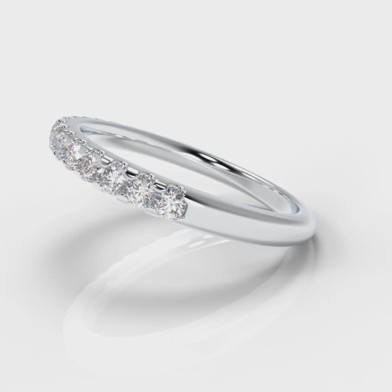 Micropavé Diamond Wedding Ring