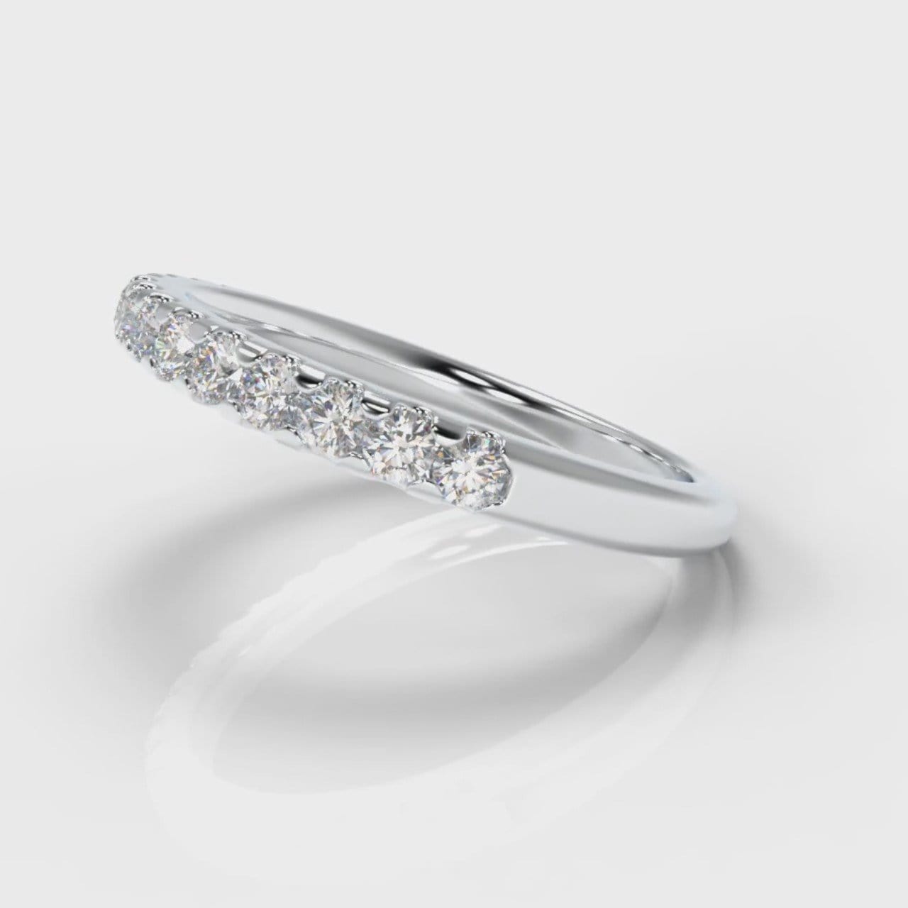 Micropavé Diamond Wedding Ring