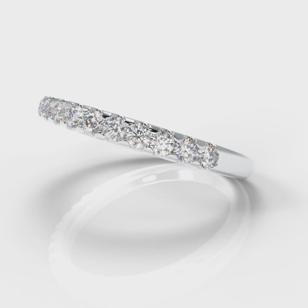 Micropavé Diamond Wedding Ring