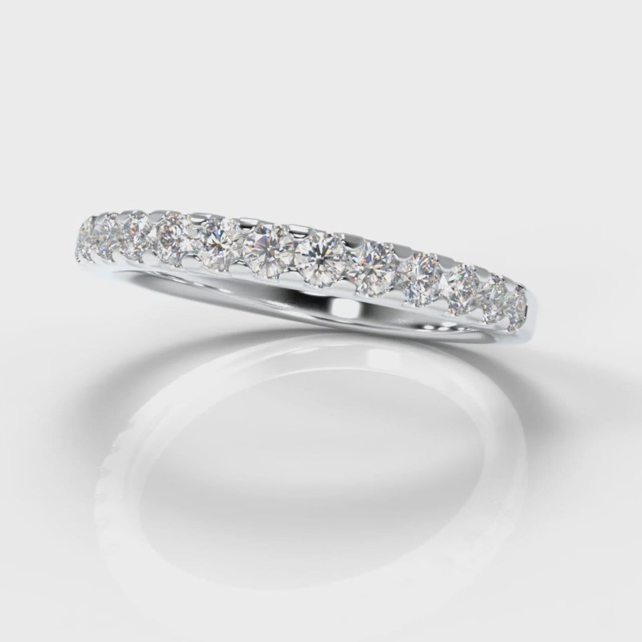 Micropavé Diamond Wedding Ring