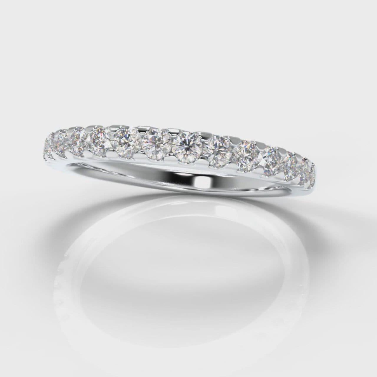 Micropavé Diamond Wedding Ring
