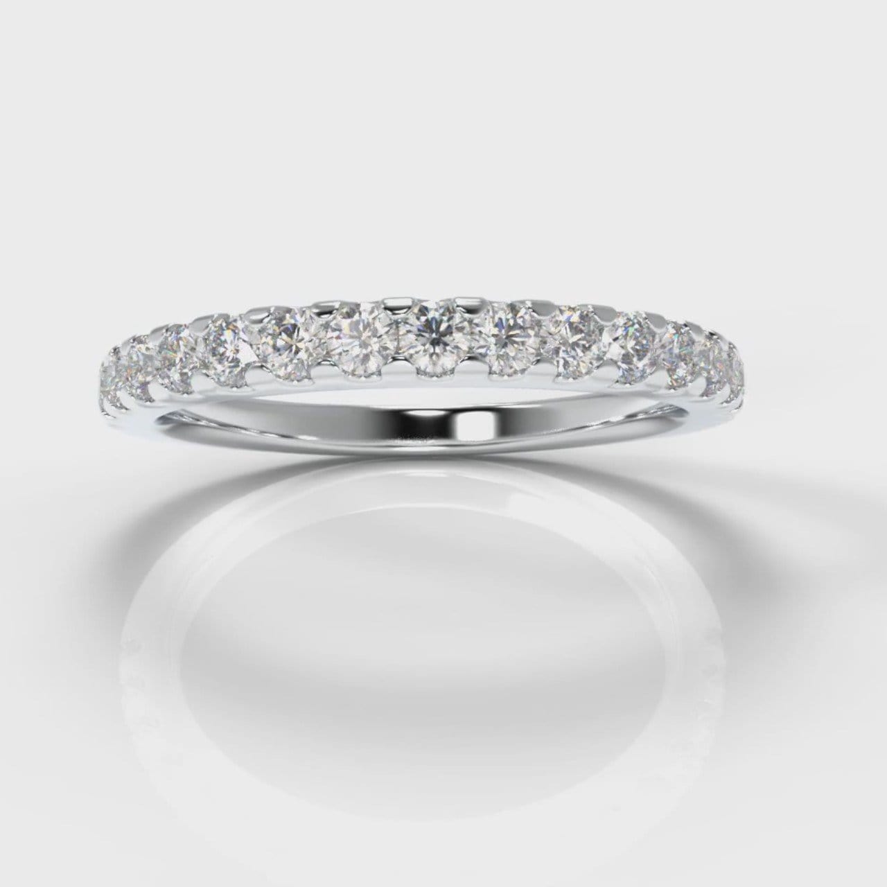 Micropavé Diamond Wedding Ring