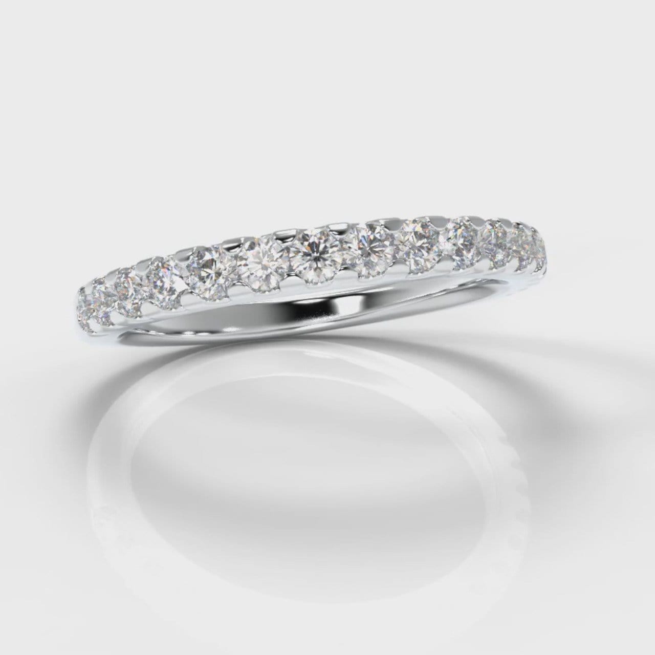 Micropavé Diamond Wedding Ring