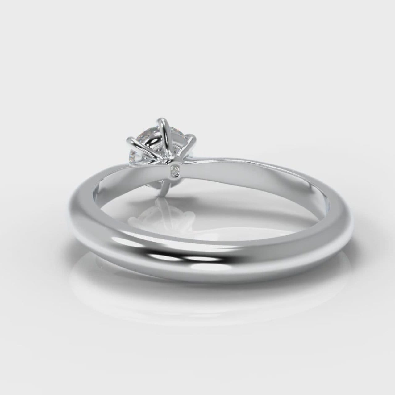 Star Solitaire Round Brilliant Diamond Engagement Ring