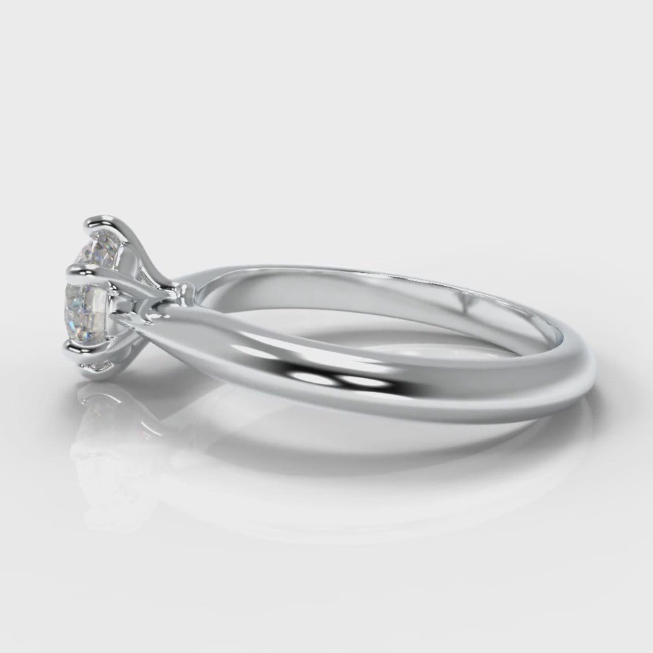 Star Solitaire Round Brilliant Diamond Engagement Ring