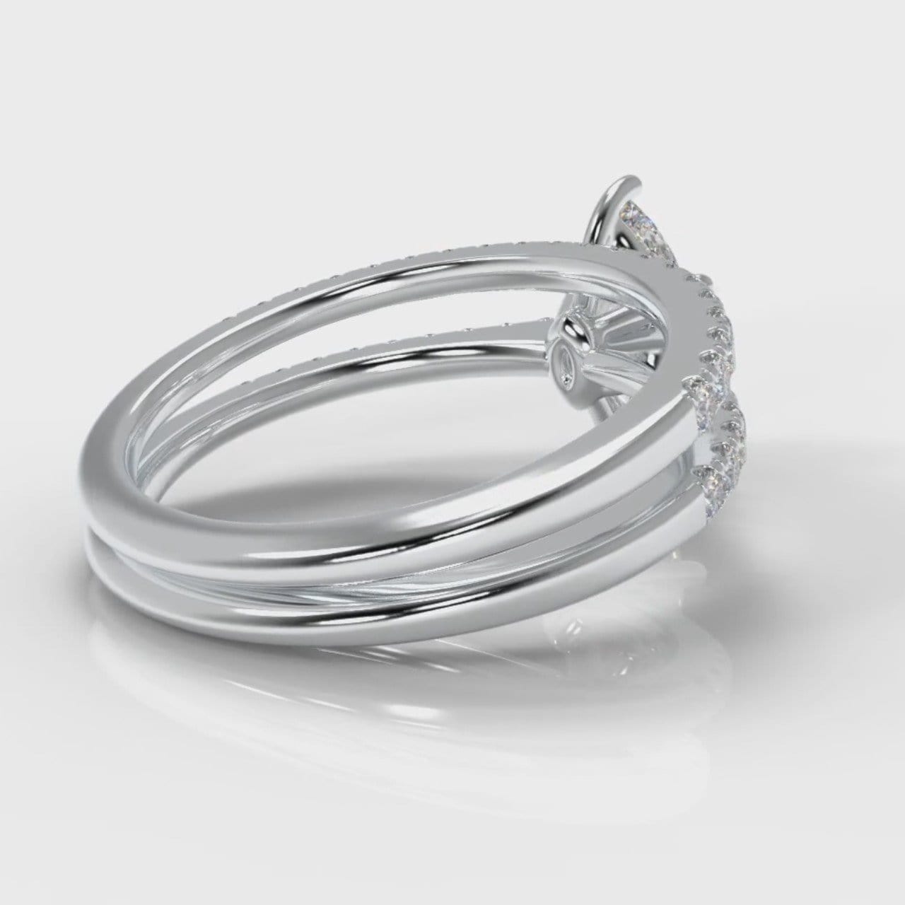 Star Petite Micropavé Marquise Diamond Bridal Set