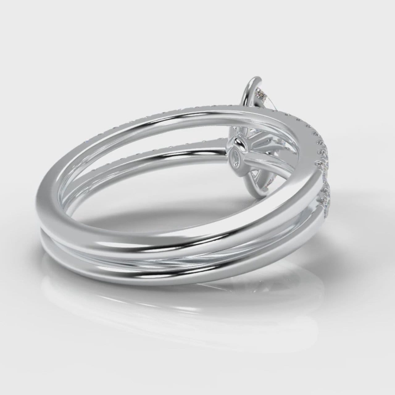 Star Petite Micropavé Marquise Diamond Bridal Set