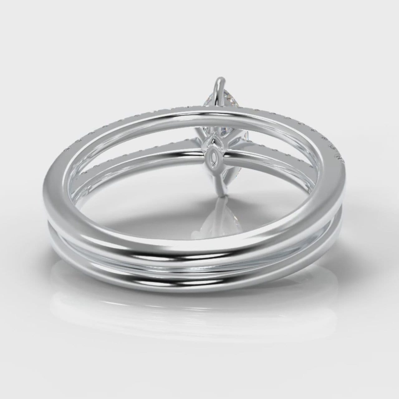 Star Petite Micropavé Marquise Diamond Bridal Set