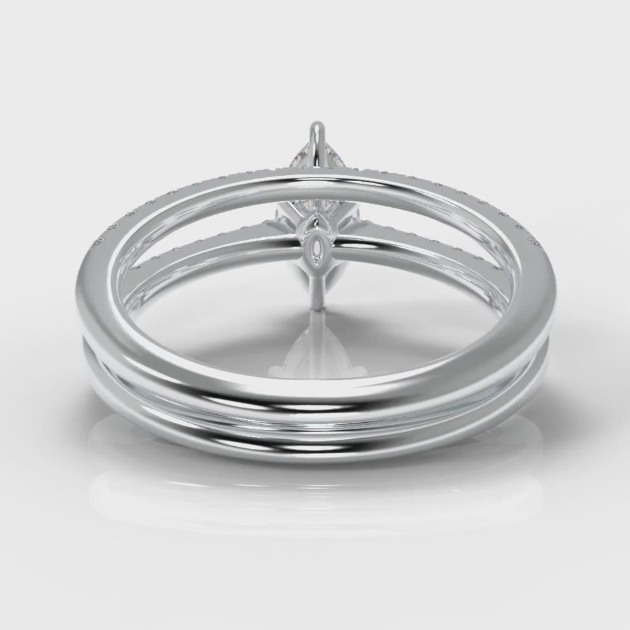 Star Petite Micropavé Marquise Diamond Bridal Set