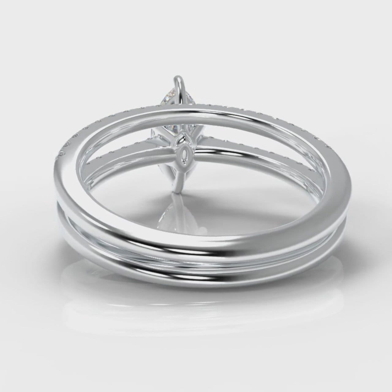Star Petite Micropavé Marquise Diamond Bridal Set