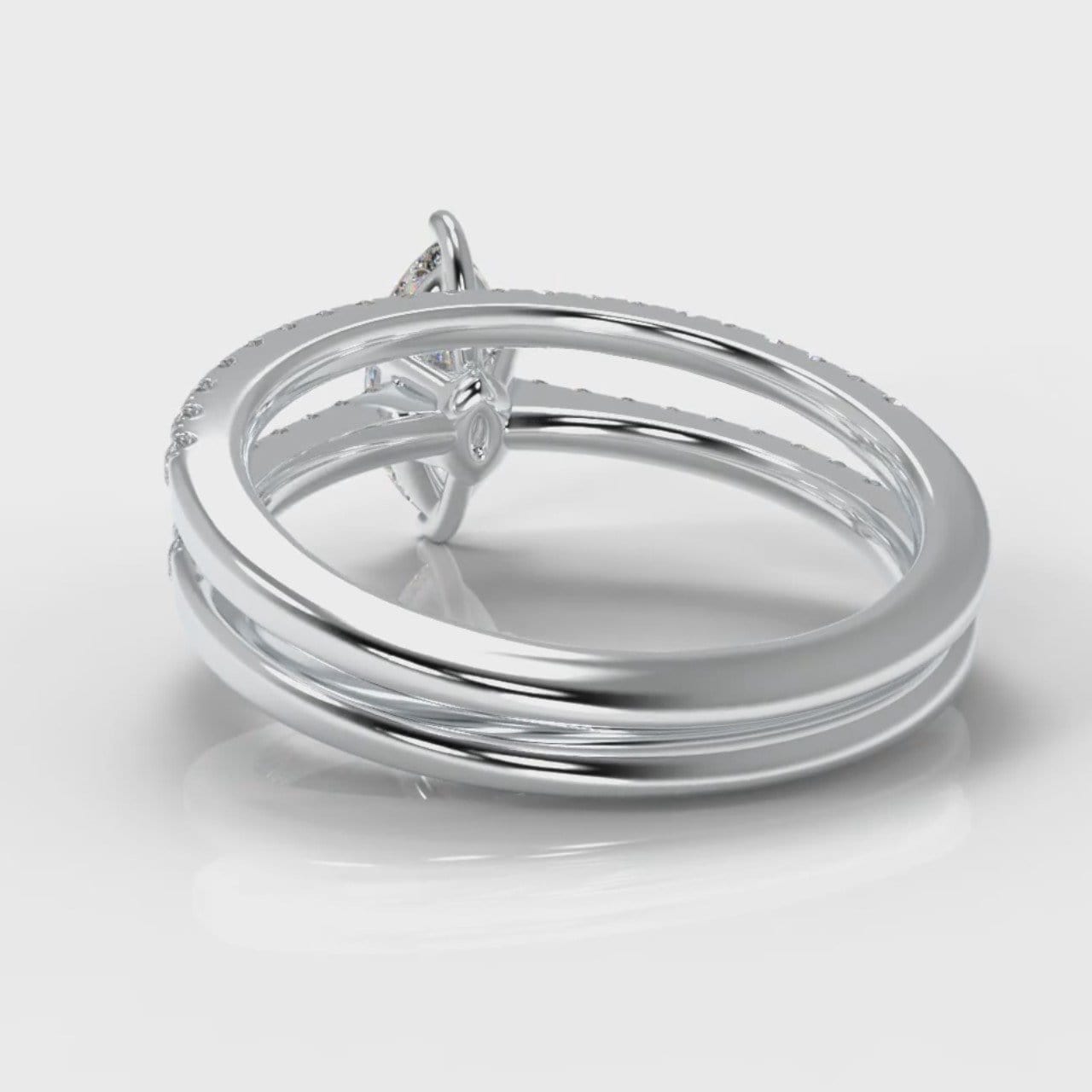 Star Petite Micropavé Marquise Diamond Bridal Set