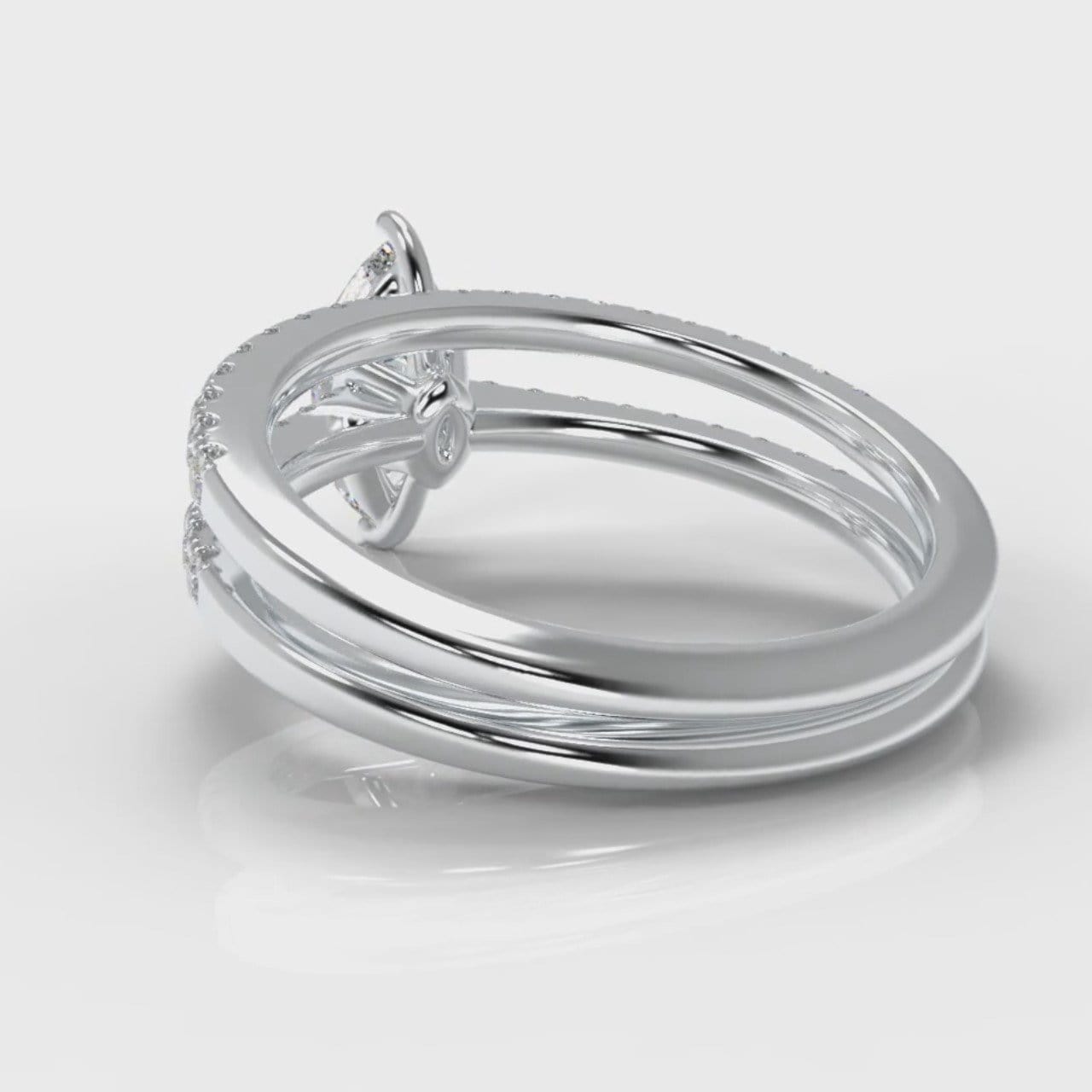 Star Petite Micropavé Marquise Diamond Bridal Set